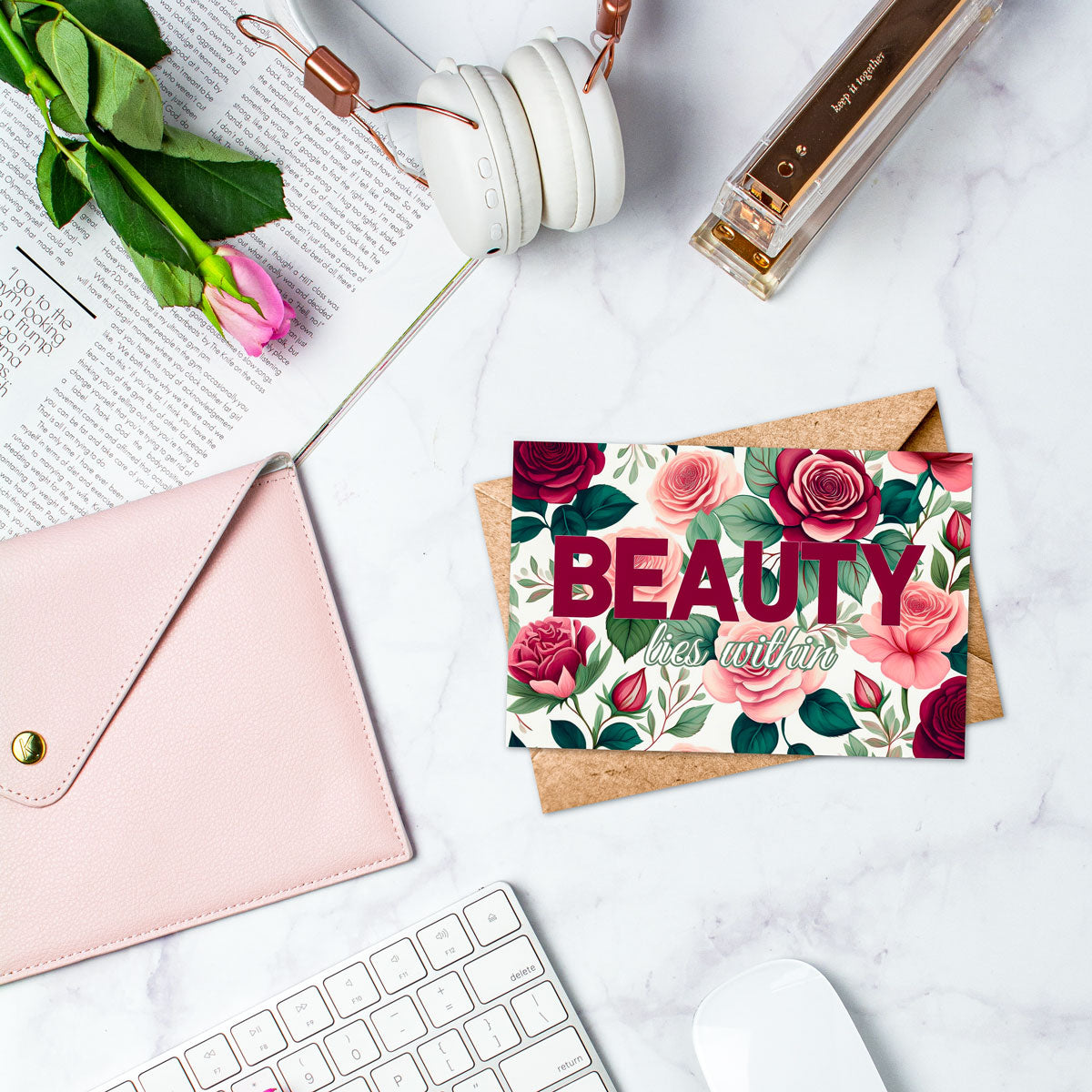 Beauty Floral Greetings Card