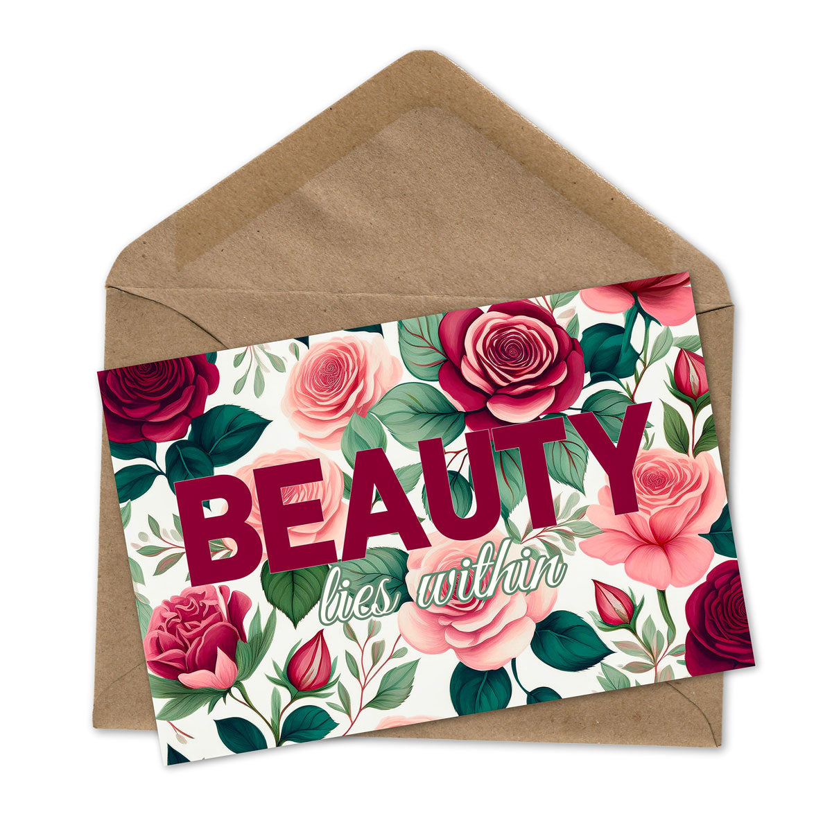Beauty Floral Greetings Card
