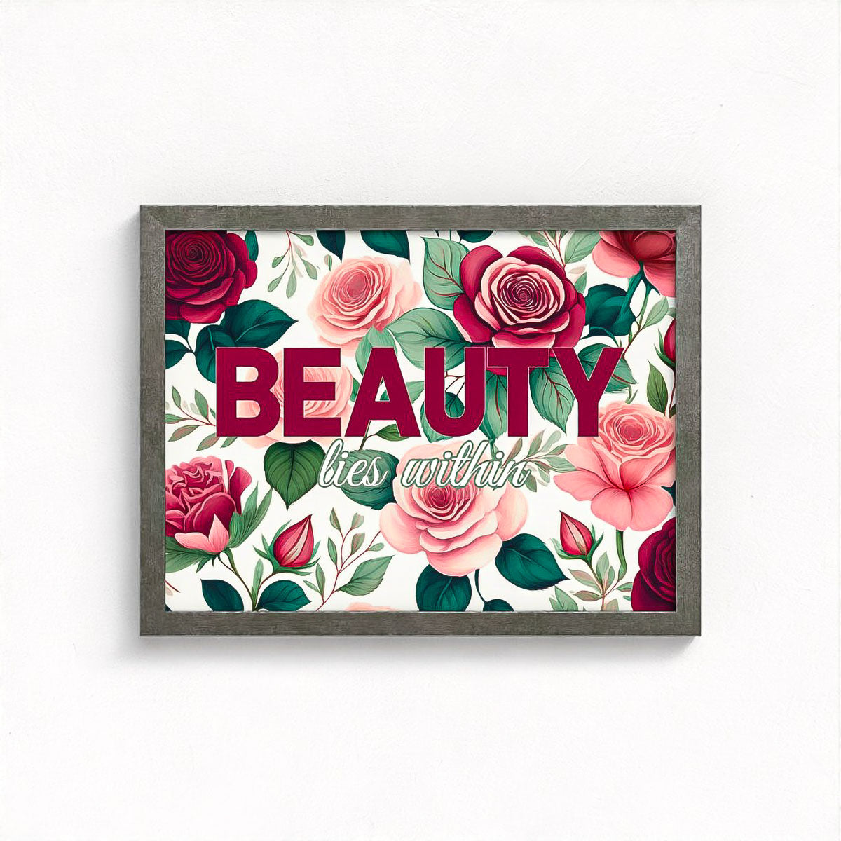 Beauty Floral Framed Fine Art Print