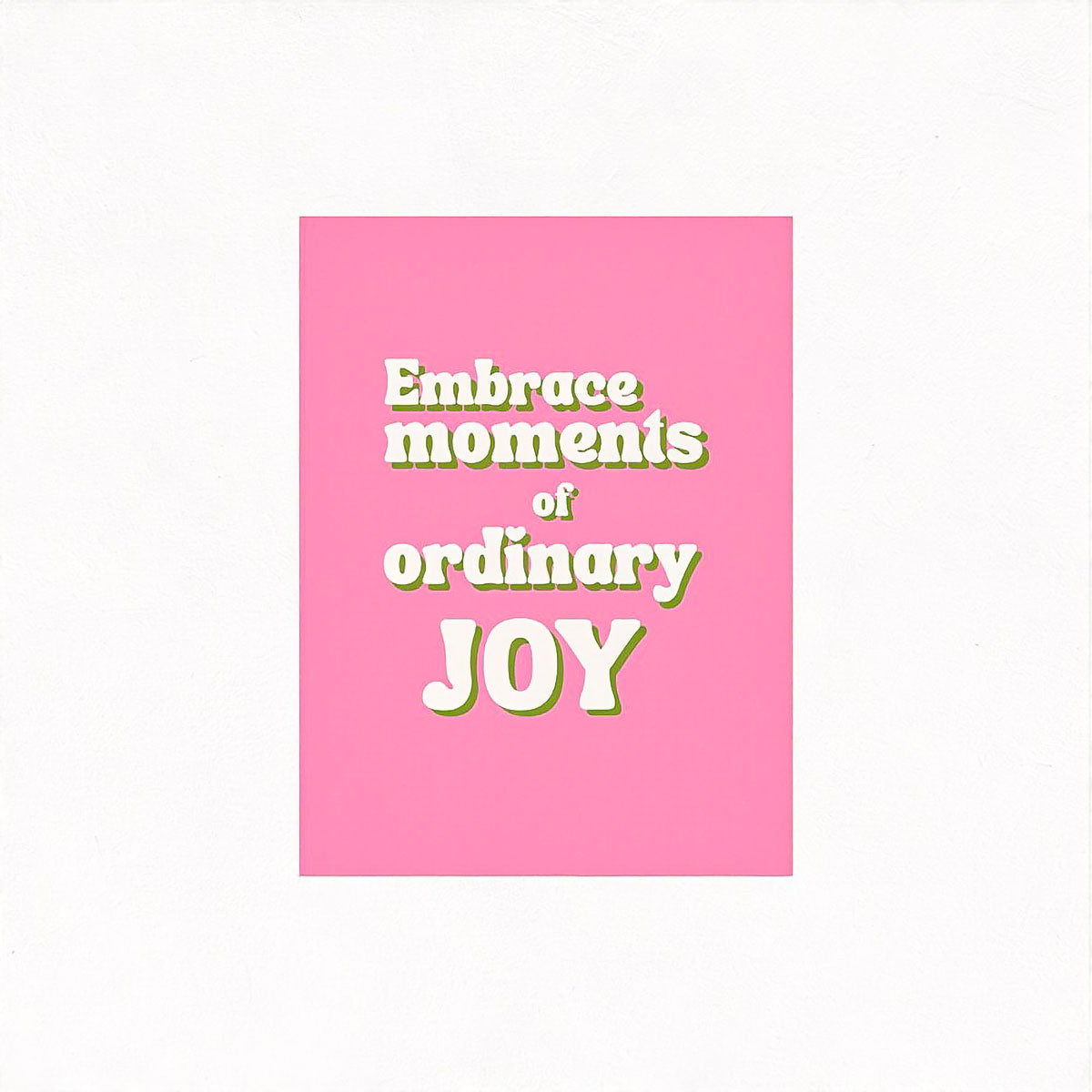 Ordinary Joy Colour Block Fine Art Print