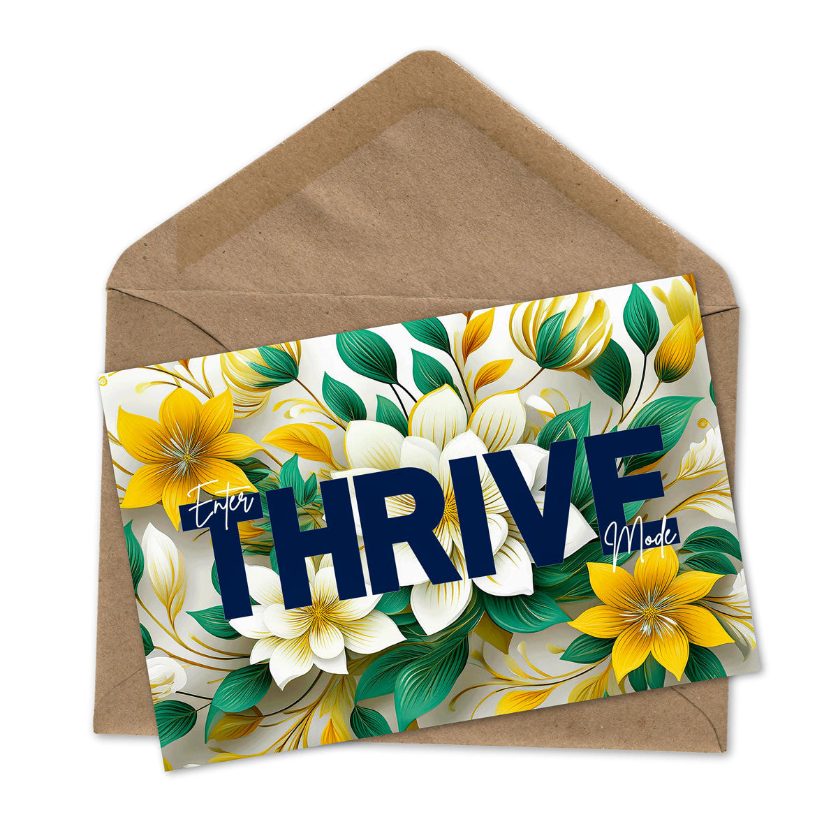 Thrive Floral Greetings Card