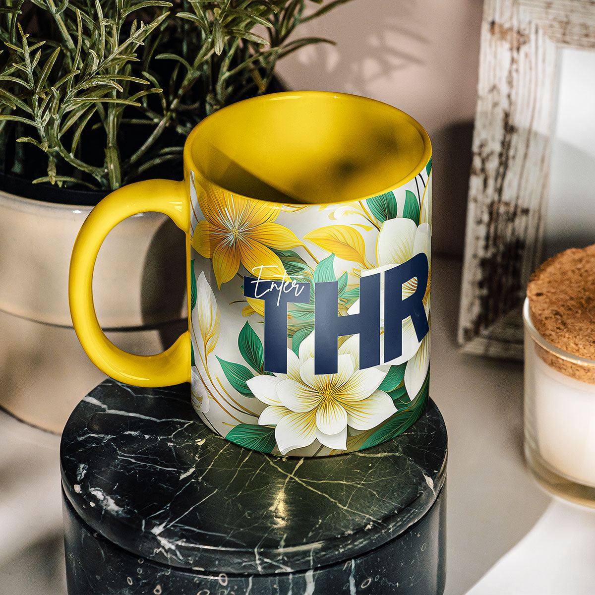 Thrive Floral Mug