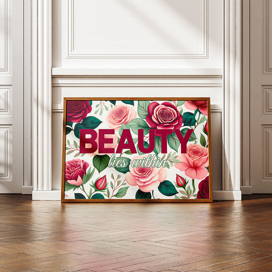 Beauty Floral Framed Fine Art Print