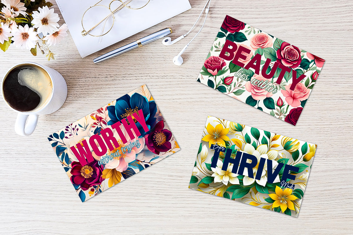 Floral Postcard Set