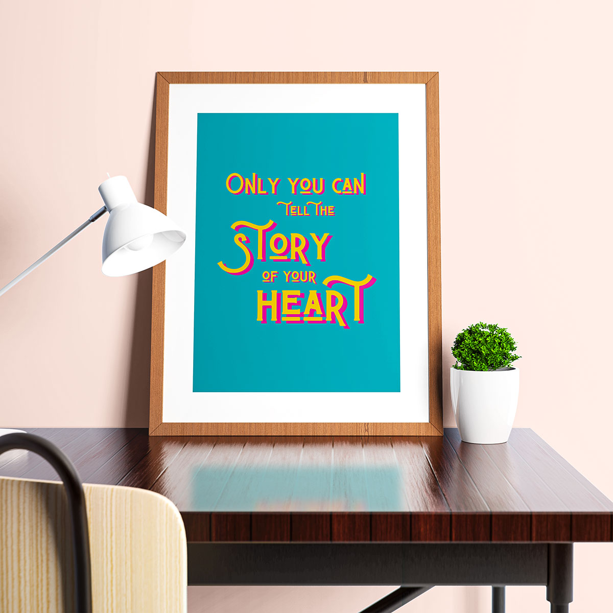 Story Colour Block Fine Art Print