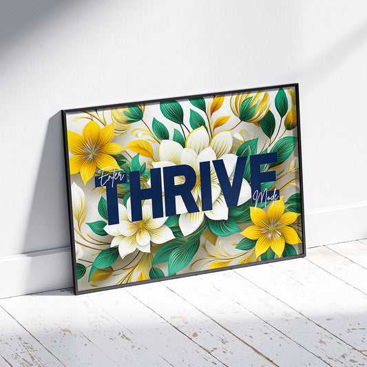 Thrive Floral Fine Art Print