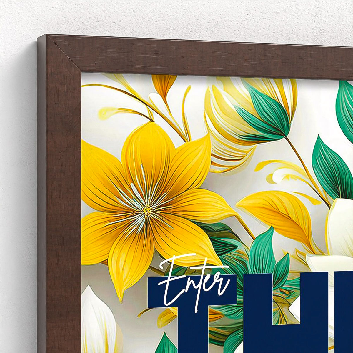 Thrive Floral Framed Fine Art Print