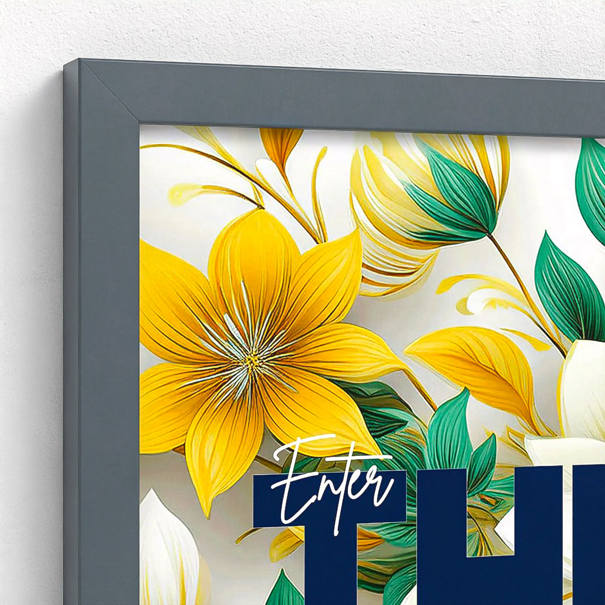 Thrive Floral Framed Fine Art Print