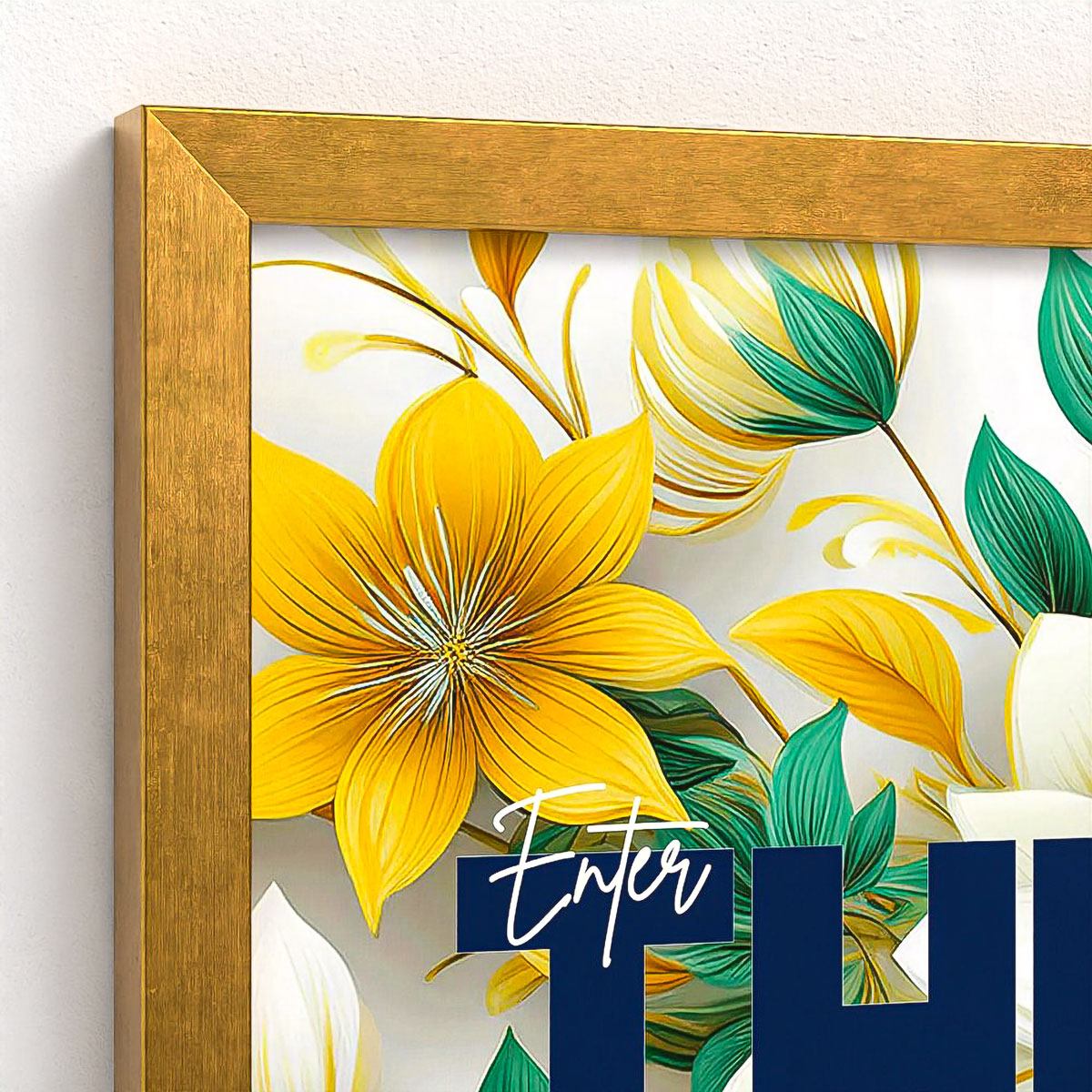 Thrive Floral Framed Fine Art Print