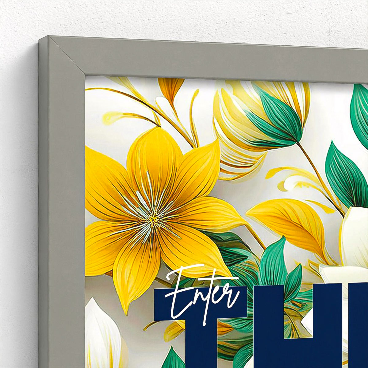 Thrive Floral Framed Fine Art Print