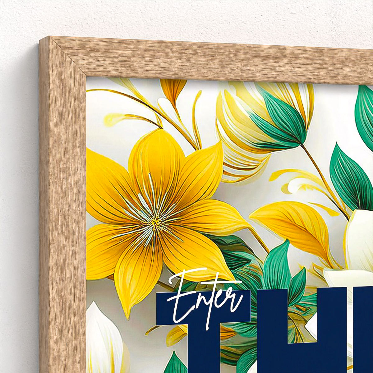 Thrive Floral Framed Fine Art Print