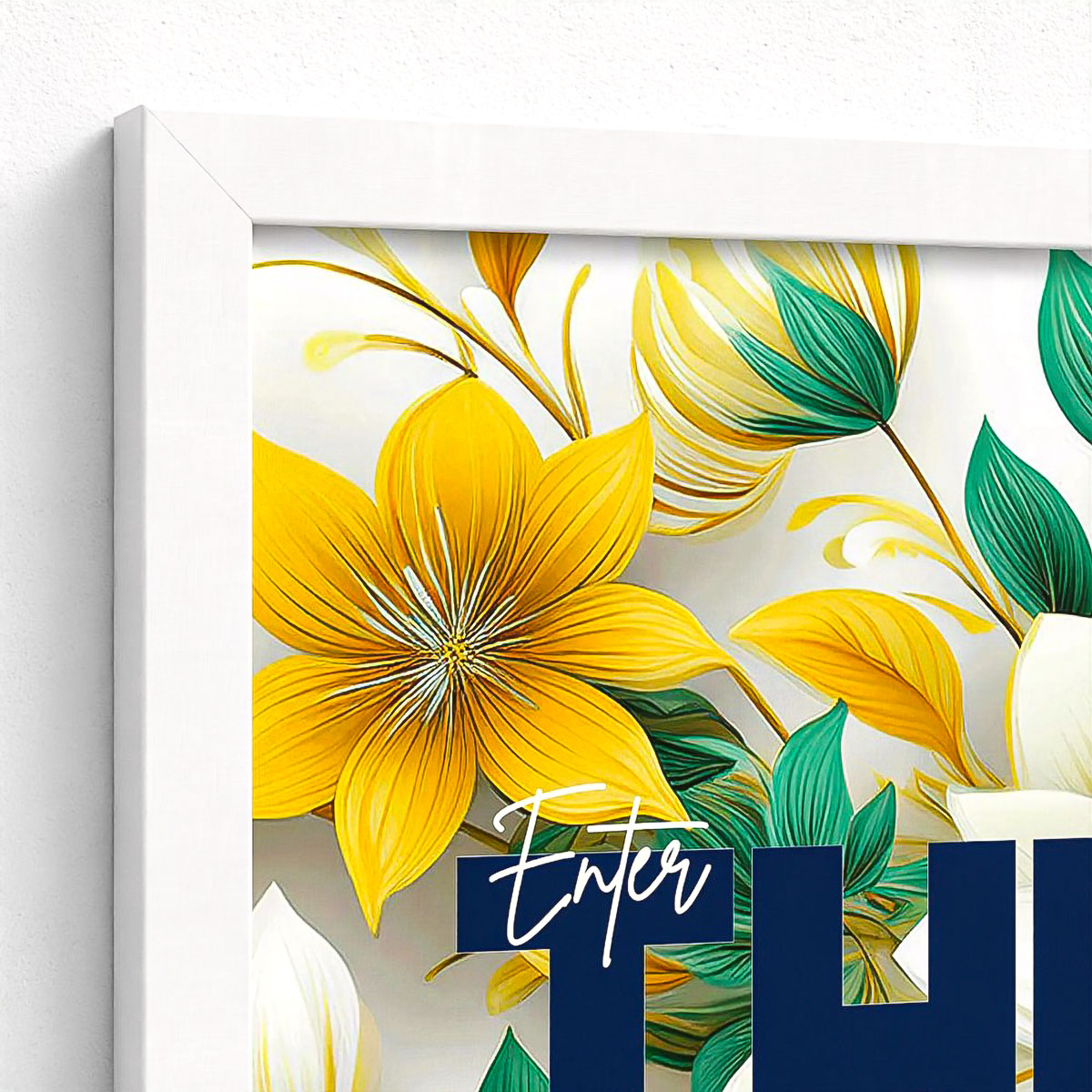 Thrive Floral Framed Fine Art Print