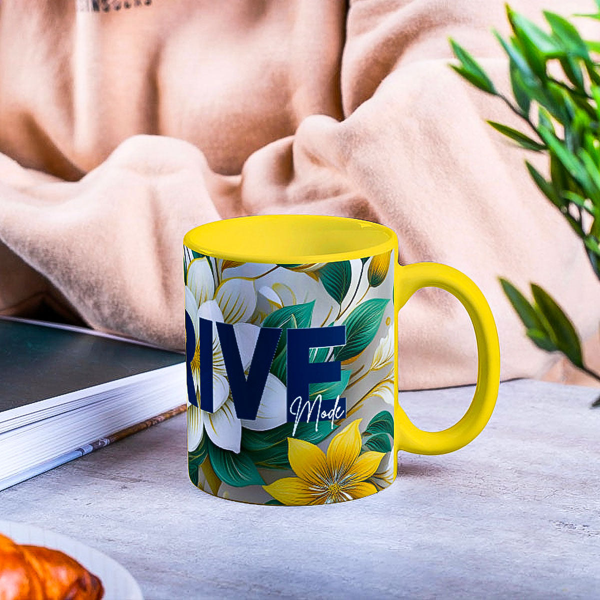 Thrive Floral Mug