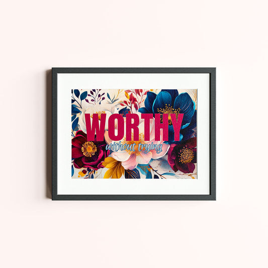 Worthy Floral Fine Art Print