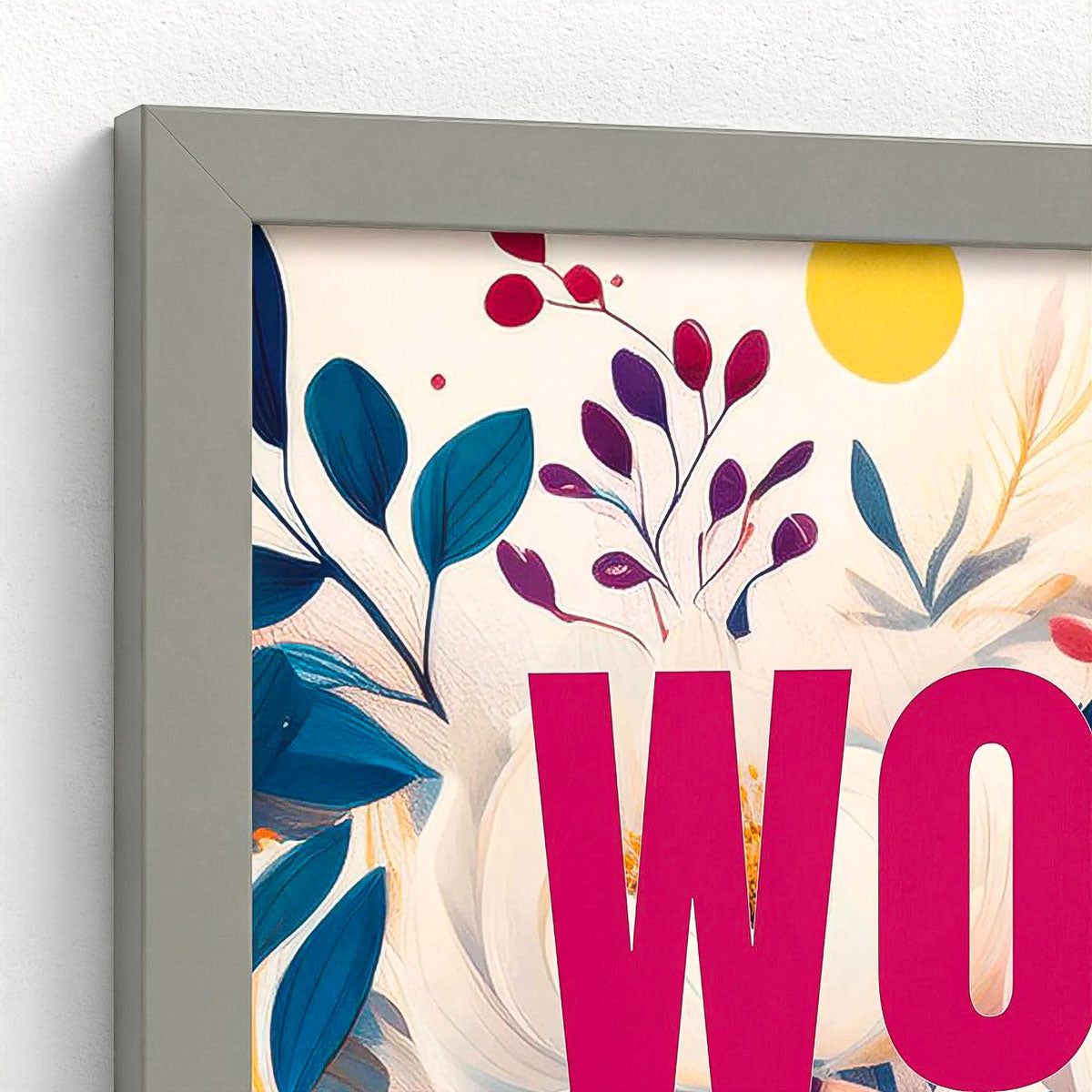 Worthy Floral Framed Fine Art Print