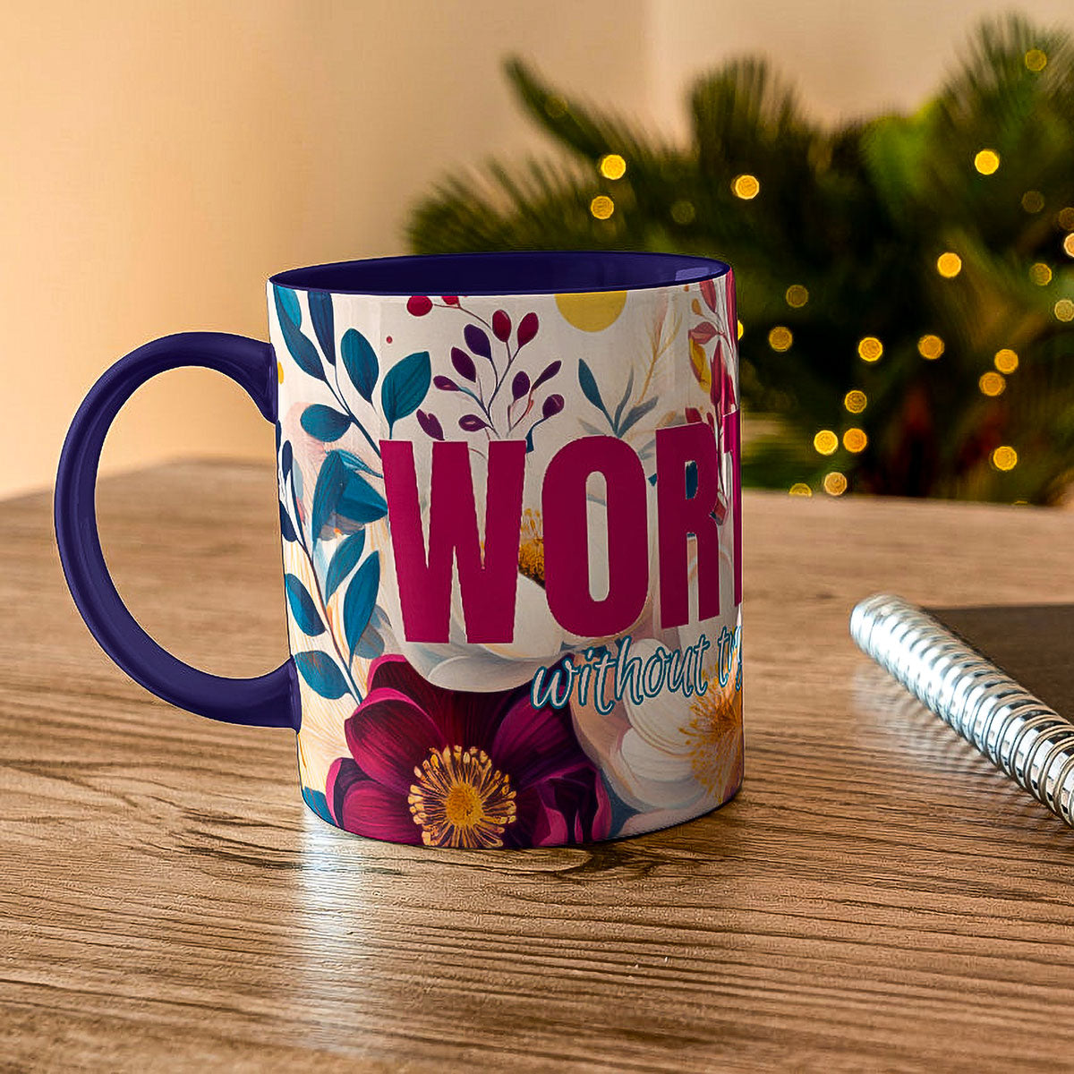 Worthy Floral Mug