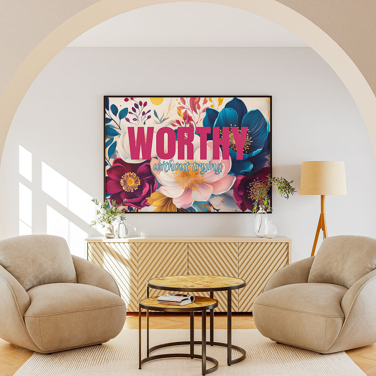 Worthy Floral Framed Fine Art Print