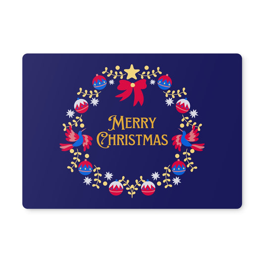 Merry Christmas Wreath Placemat